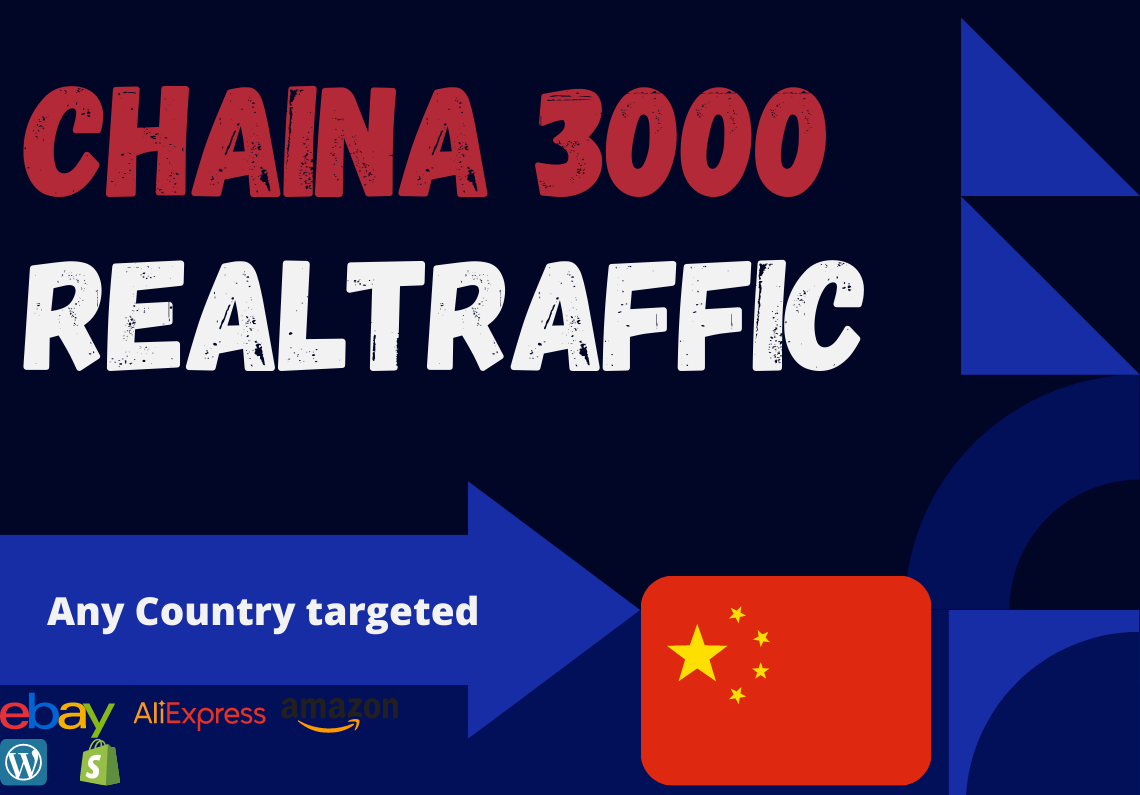 China website Real person 3000 traffic low bounce rat...