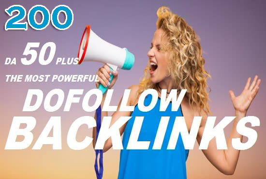 200 manually high da dofollow backlinks SEO link buil...