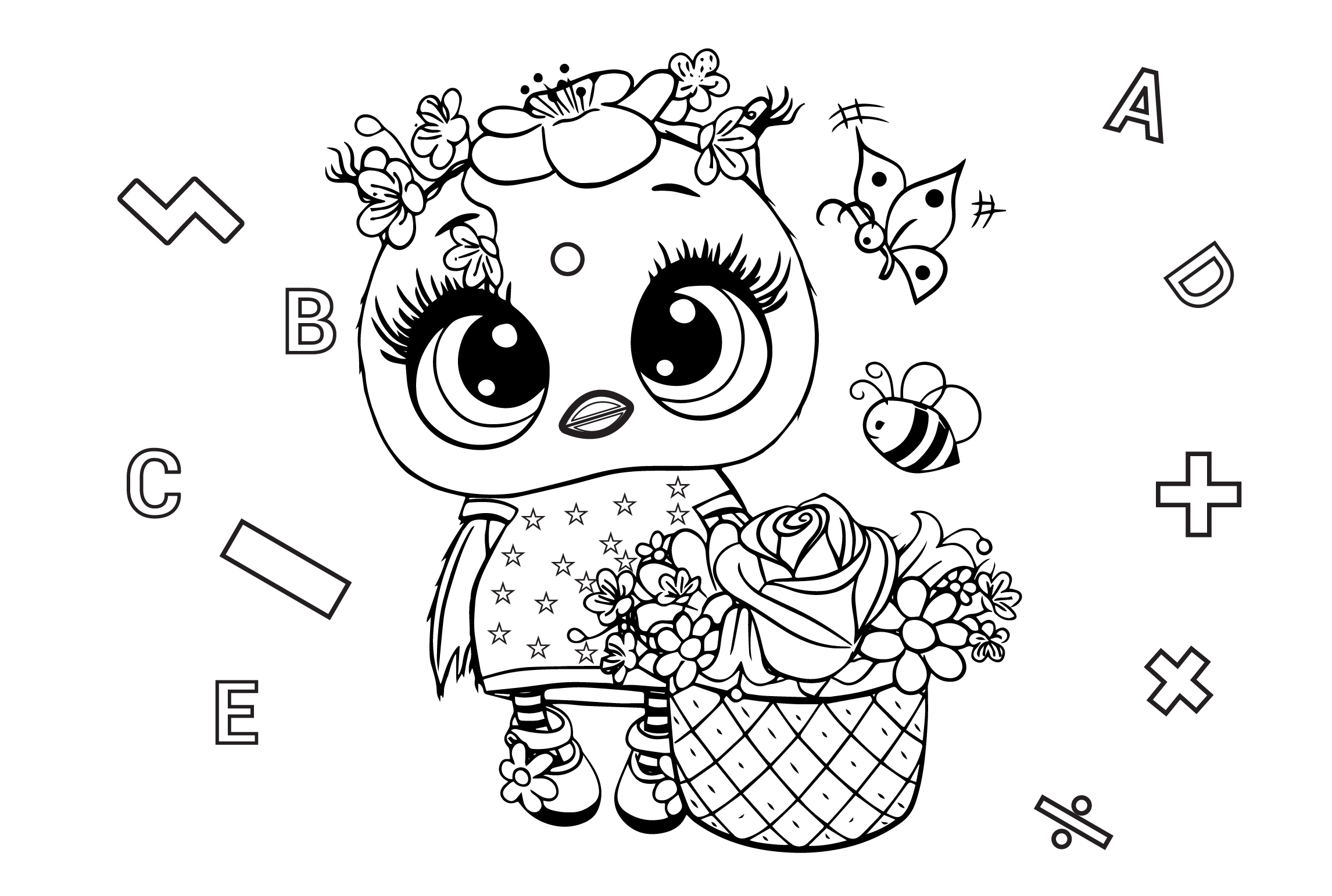 I will create amazing coloring pages for children and...