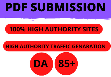 20 PDF Submission High Authrity low spam Permanent ma...