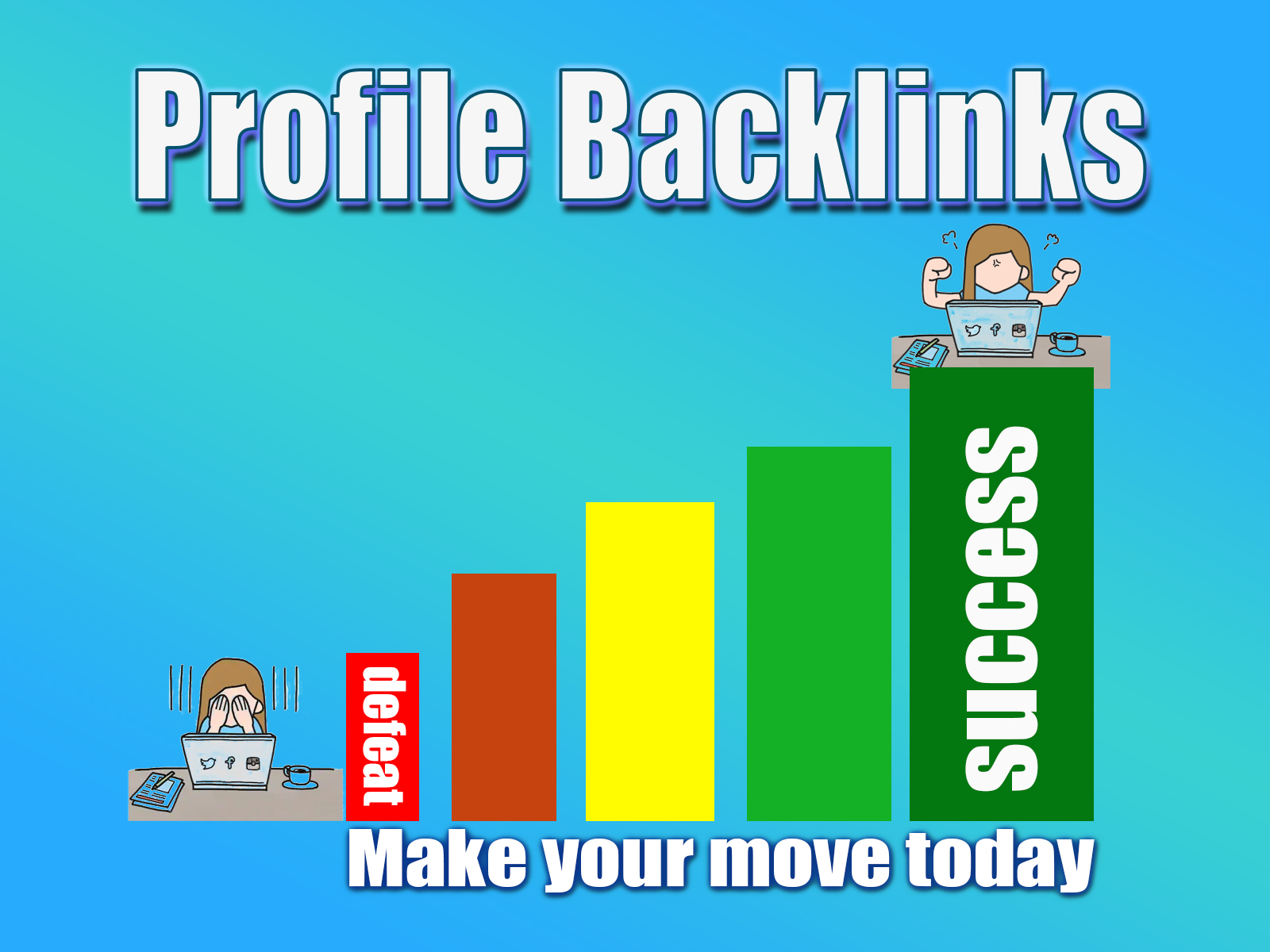 I will manually do 100 profile backlinks