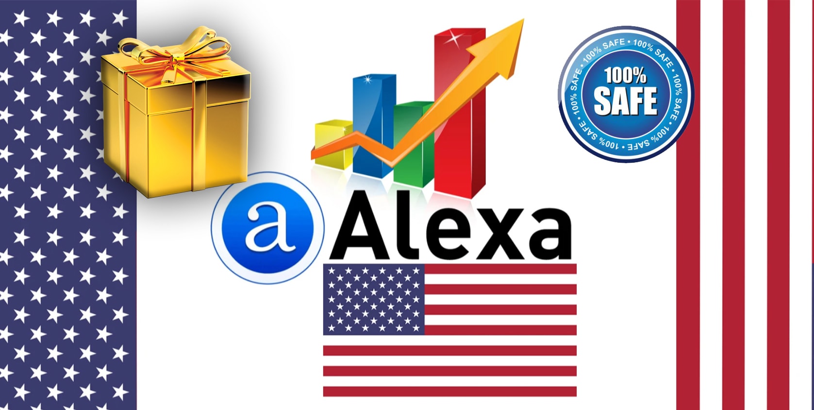 I will improve global and USA alexa rank with traffic...