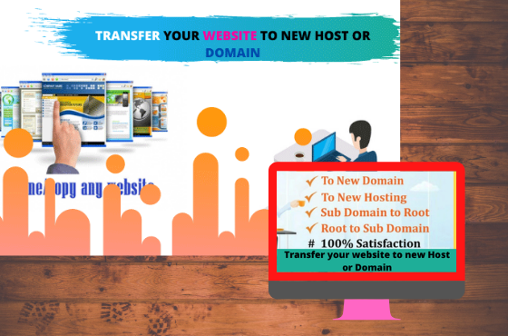 I Will move or transfer your website to new host or D...