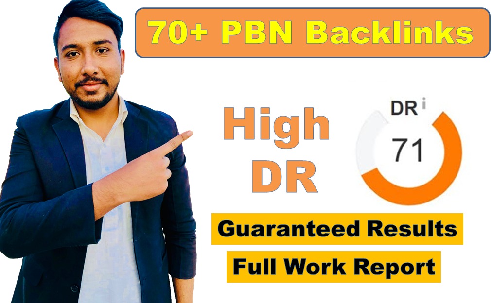 I will create 10 DR 70 homepage backlinks permanent a...