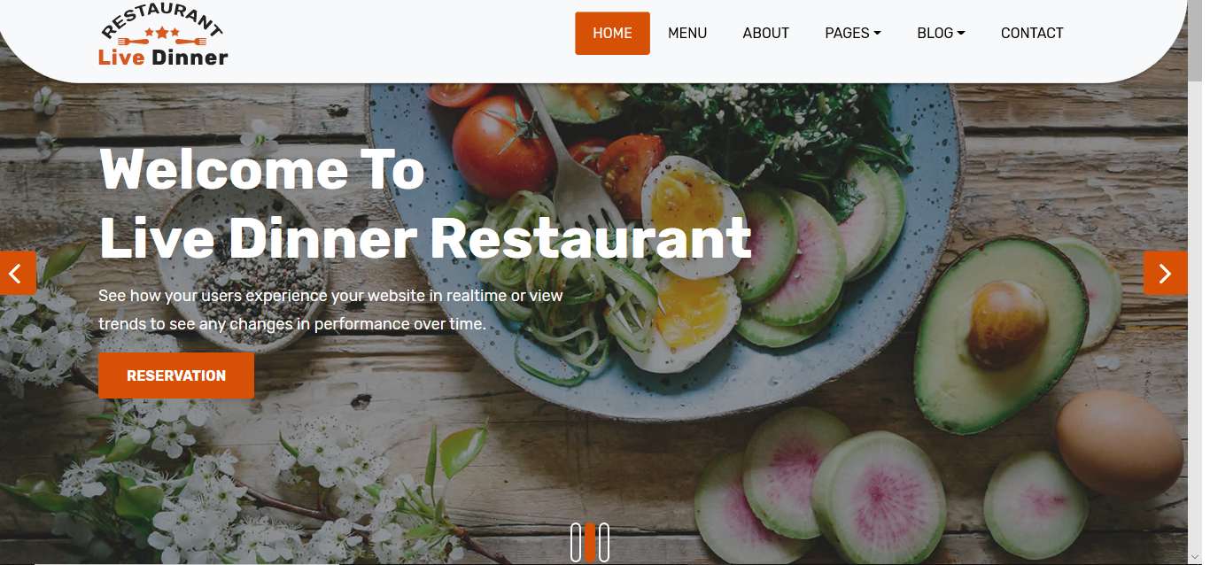 Restaurant Web Design with Adobe XD, HTML5, CSS3, ...