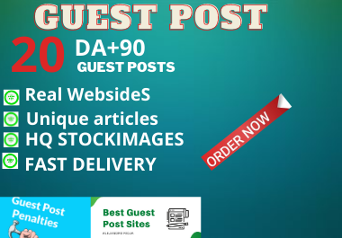 Write and Publish 10 Guest Posts Unique Content high ...