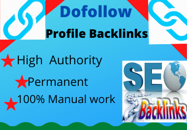20 profile backlinks high authority permanent manual ...