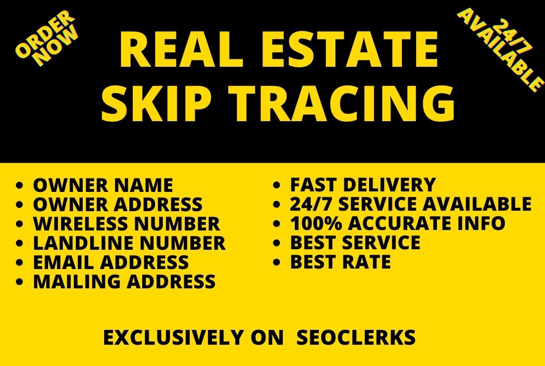 I will collect property owner information for real es...