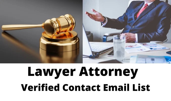 I will build lawyer, attorney contact email list 100...