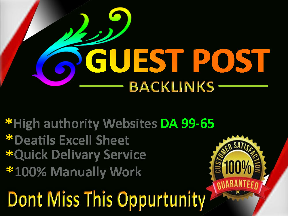 Published 5 Guest Posts Service With High Authority D...