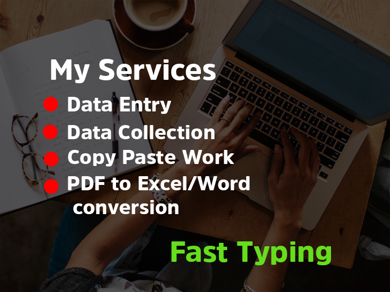 I will do data entry, copy paste work of your busine...