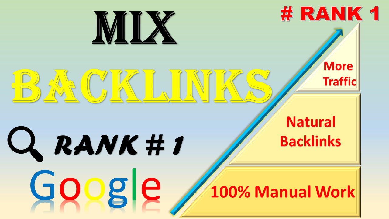 Manually 100 mixed backlinks High Authority Permanent...