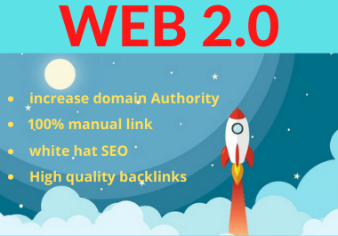 manually 25 Web2.0 permanent Backlinks high authority...