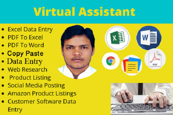 I will do data entry, file conversion and copy paste...