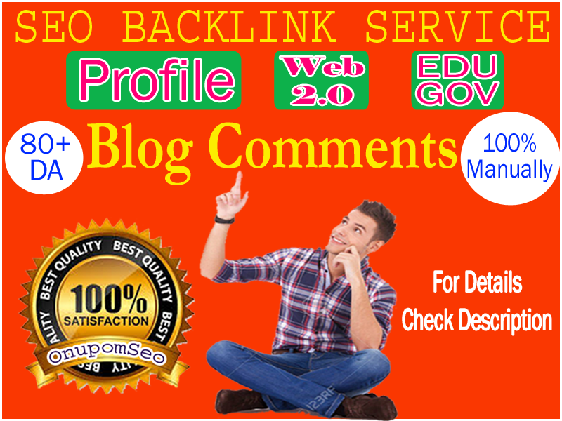 Profile/ Web 2.0 /Edu & Gov Backlinks & Blog ...