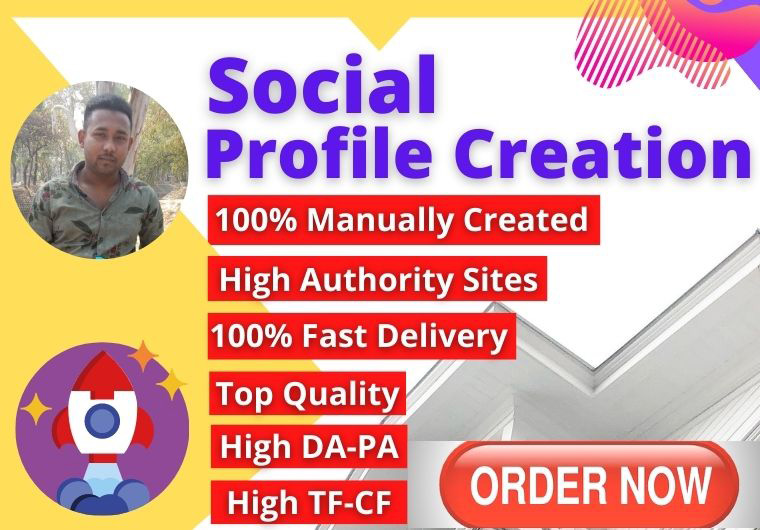 I can give You 30 High Quality Social Media Profile C...