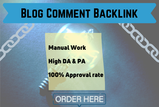 I will do 50 dofollow blog comment backlink