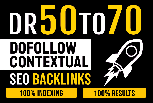Monthly Off Page SEO Service and create DA 50 to 70 d...