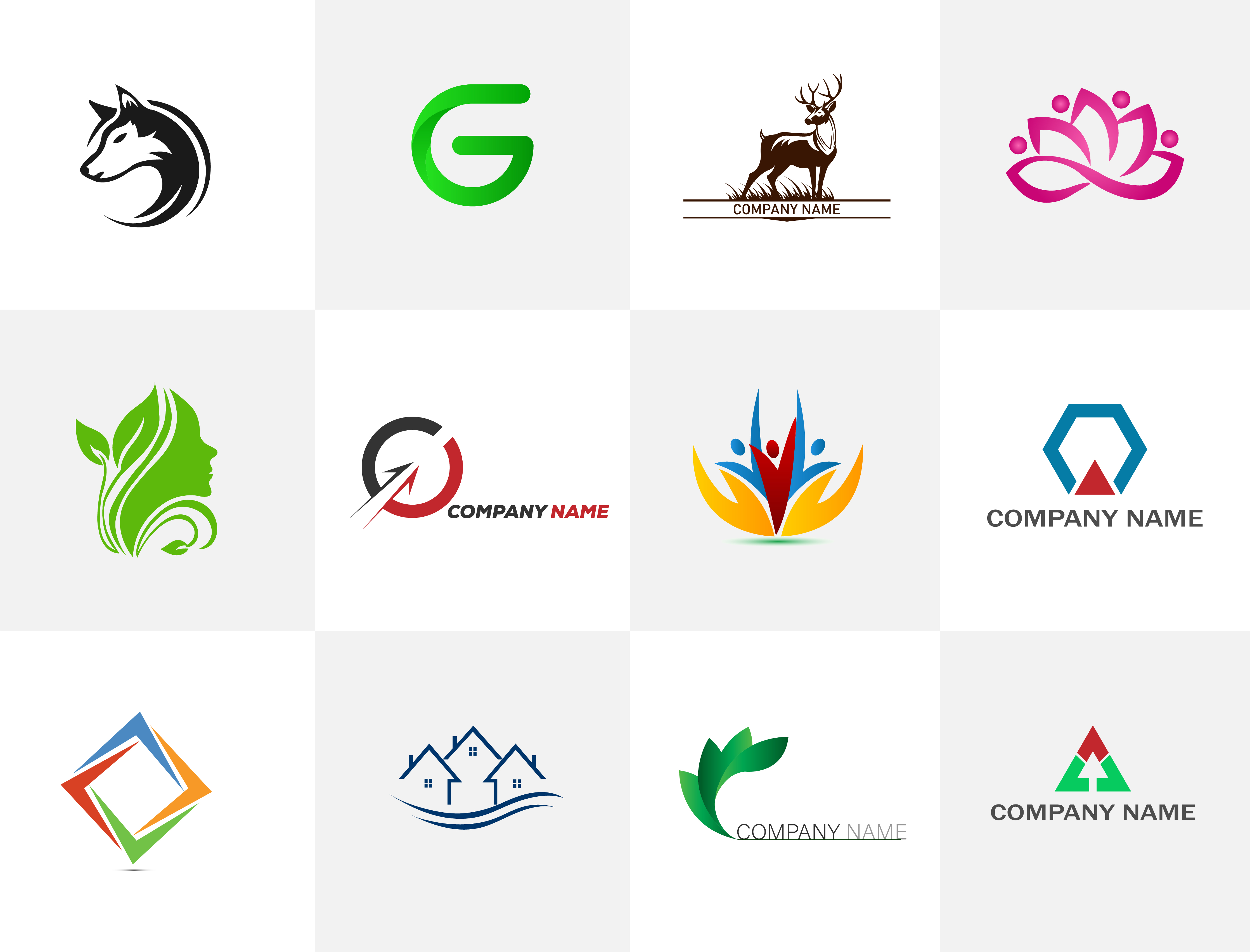 I will design minimalist modern business logo design