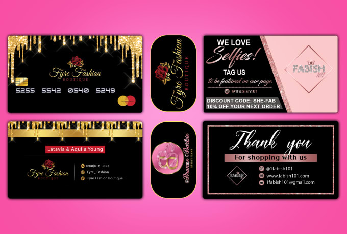 I will do luxury business card, thank you card and l...