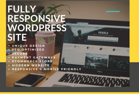 I will design and develop a modern responsive wordpre...