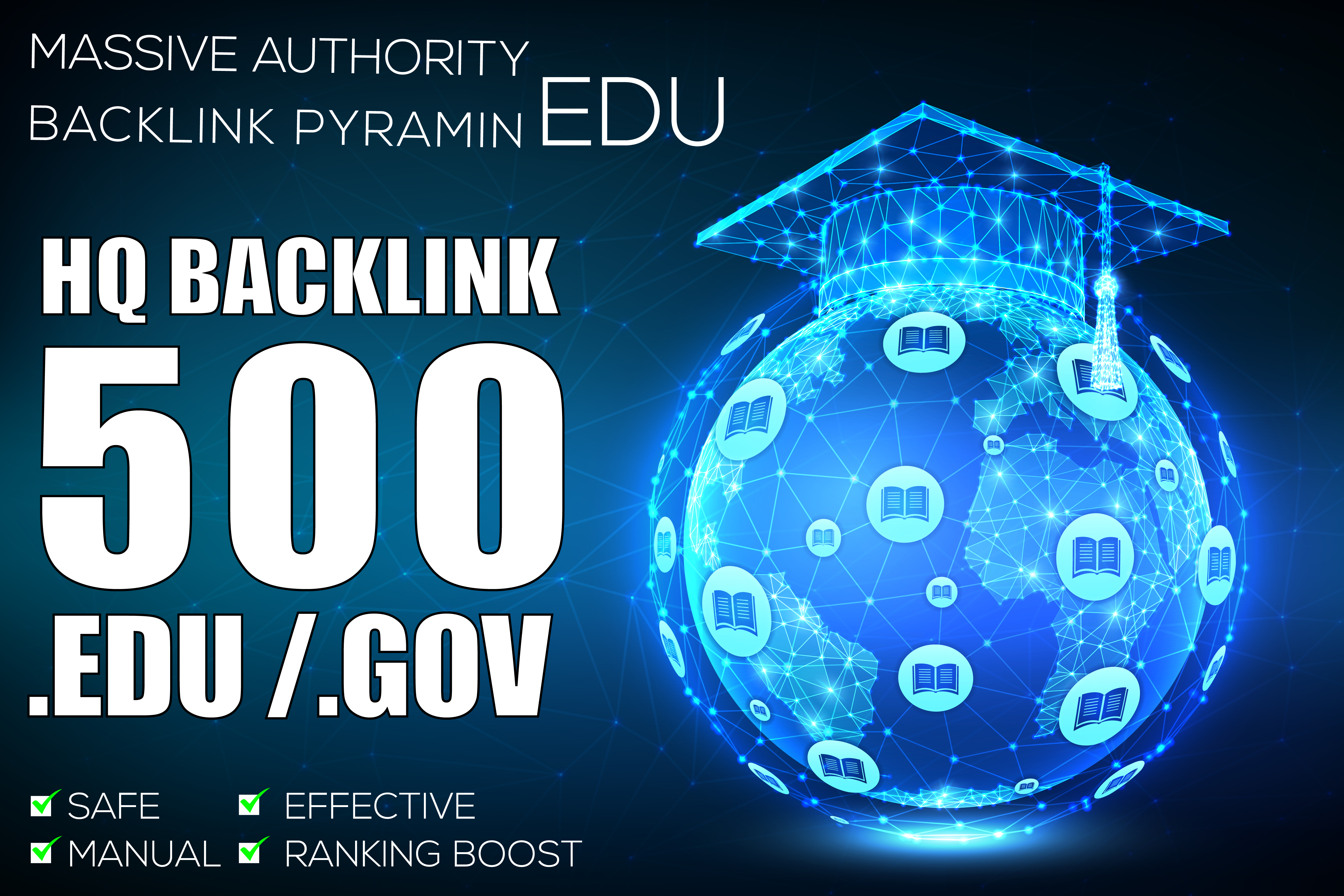 500 edu Real ranking boost in google with backlinks p...
