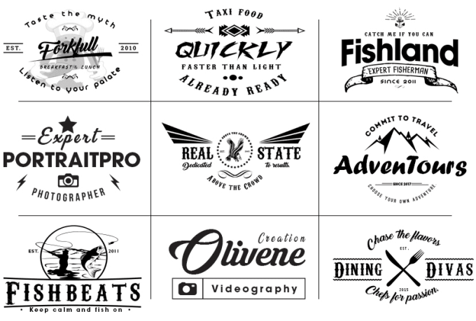 I will do modern minimalist logo design with brand gu...