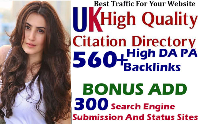 I will do 560 high authority UK directory submission ...