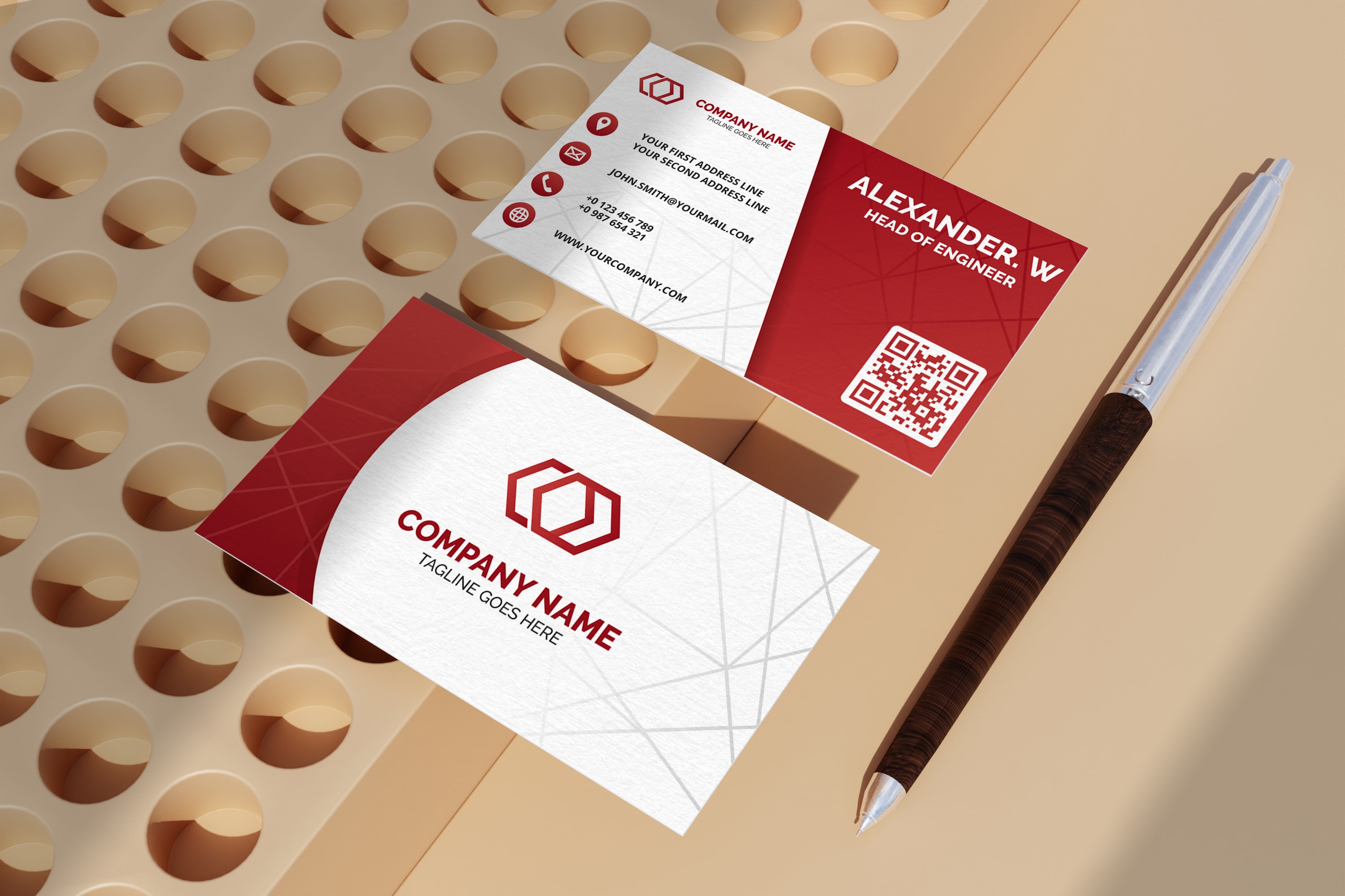 I will design awesome and modern business card