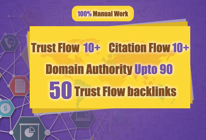I will do 50 highly authoritative dofollow trust back...