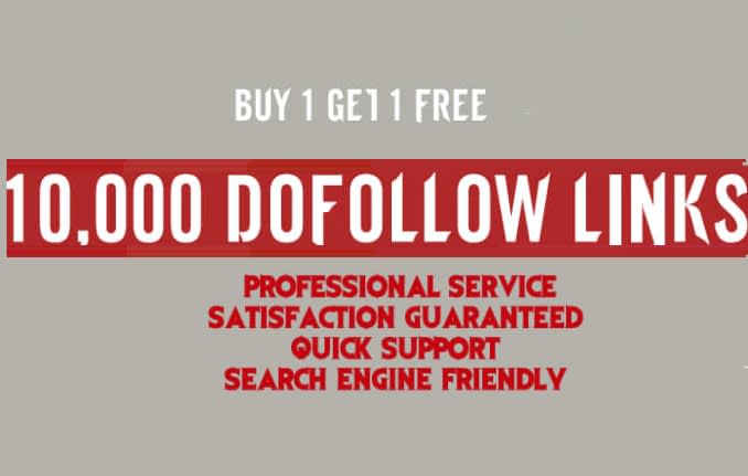 I will create 10,000 dofollow seo backlinks for you