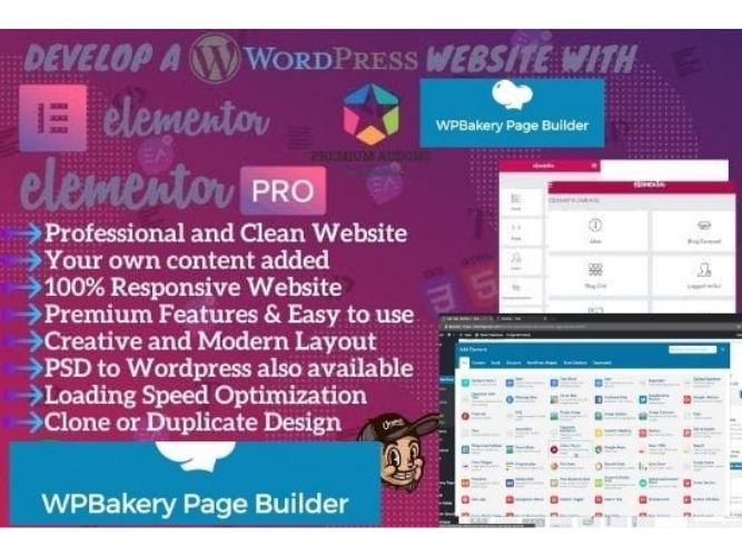 I will convert html, psd, figma to wordpress using el...