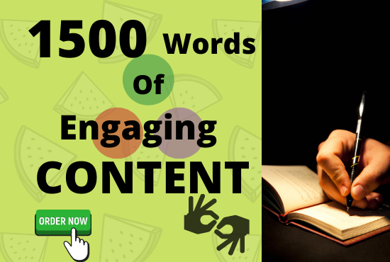 Will Write Original 1500 Words SEO Article for Your W...