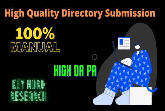 Create 50 directory submission on high DA PA sites 10...