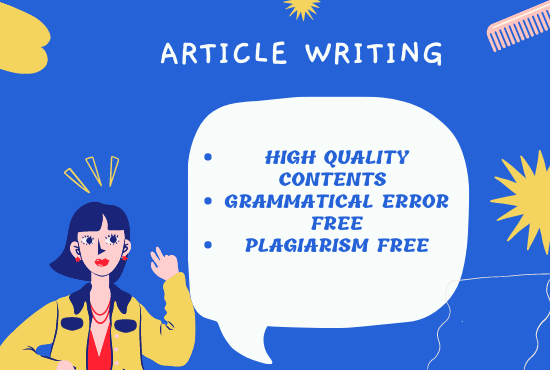 I will write SEO friendly unique content for your blo...