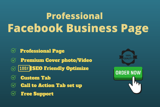 I will create and setup SEO optimize unique Facebook ...