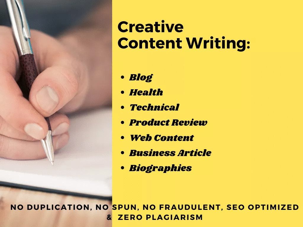 I will Write 1500 or more words SEO informative conte...