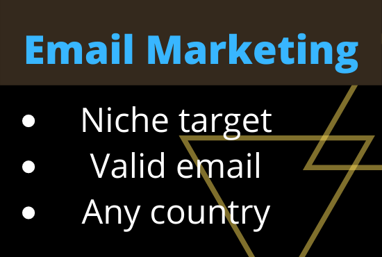 I will create 4k niche targeted email list for your e...