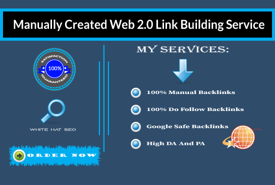 I will create 50 high-authority web2.0 backlinks for ...