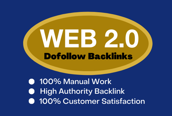 I will do manually 40 high da pa web 2 0 authority ba...