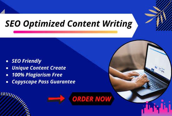 I will do 1500 words SEO Friendly Content Writing for...