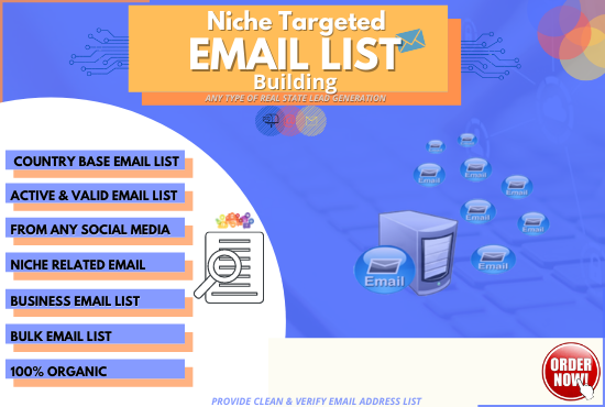 I will provide 5K Niche related active & clean Bu...