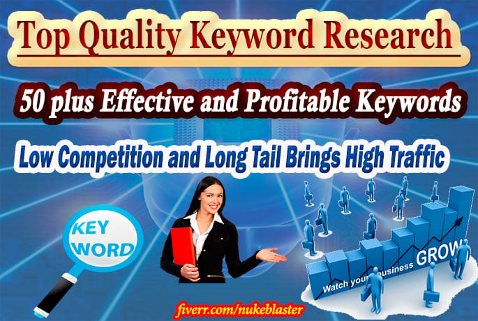 I will find best 50 low competition keywords for easy...