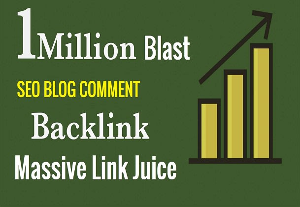 I will do 1 million SEO blog comment backlinks to ran...