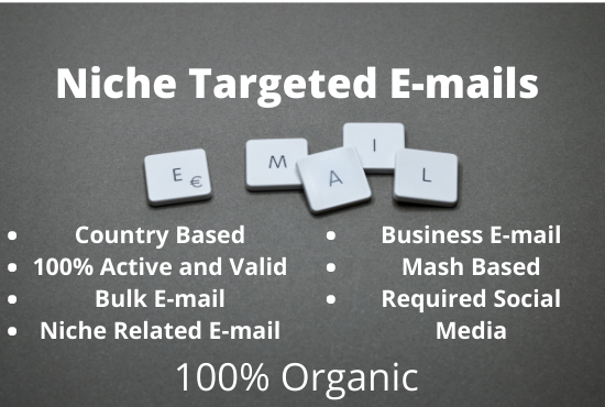 I will provide 5K Niche required active & clean B...