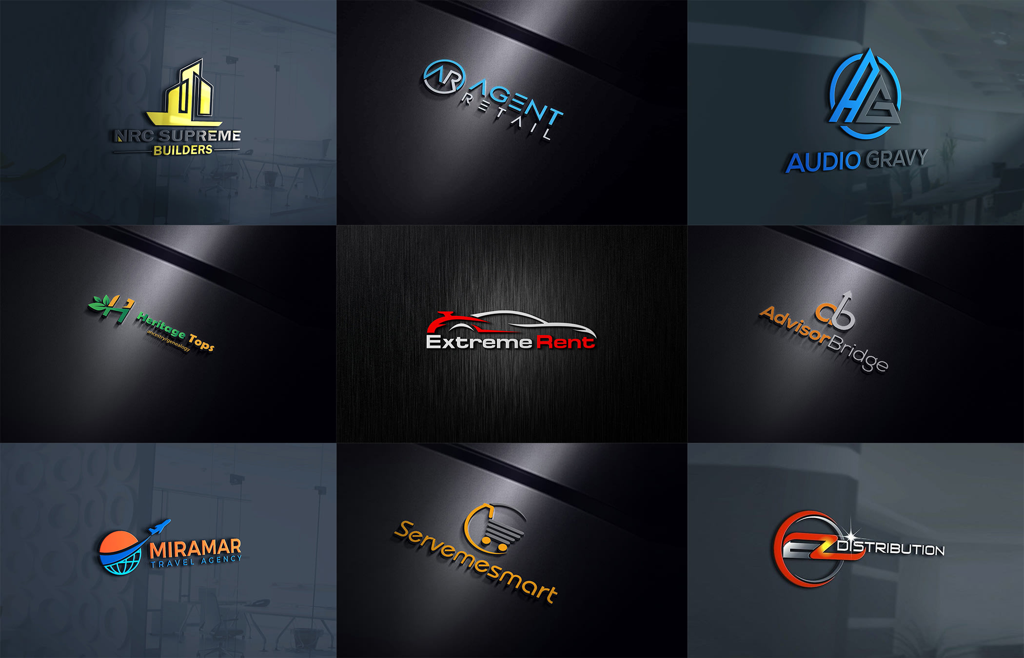 I will do modern logo design for your business, webs...