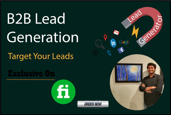 I will do b2b lead generation, Email list and Web res...