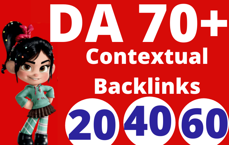 I will create contextual backlinks da 70 plus high au...