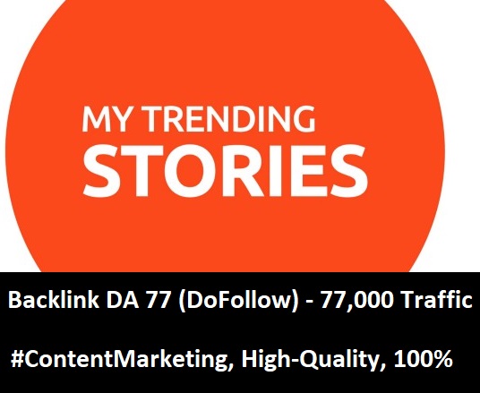 My Trending Stories. com DA 77 - DoFollow Backlink My...