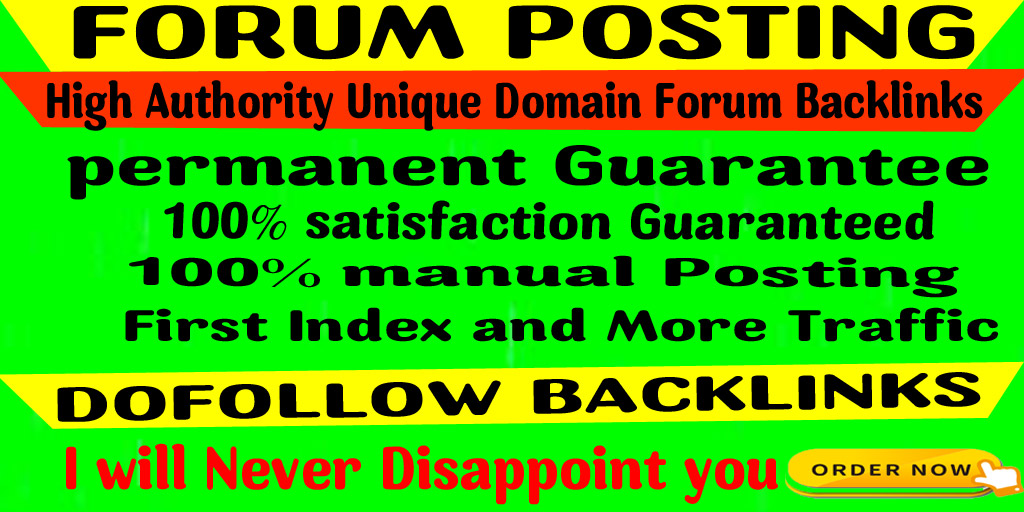 Powerful 20 Article Forum Posting Dofollow SEO Backli...